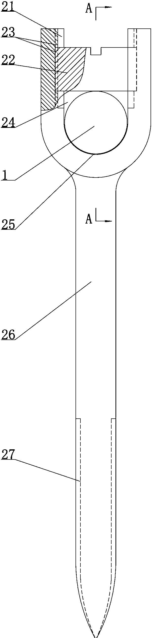 Fracture external fixing rack installation assembly