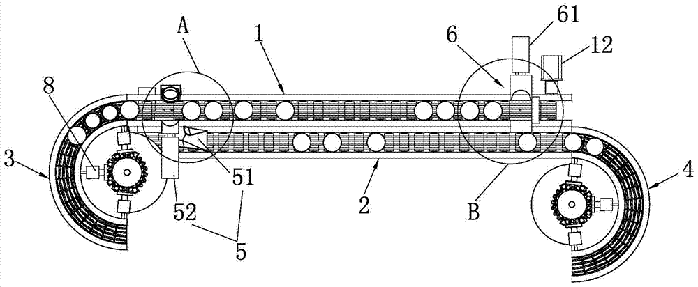 A cover arranging device for an automatic bottom cover machine