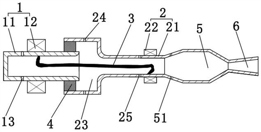 A low-pollution electric arc heater