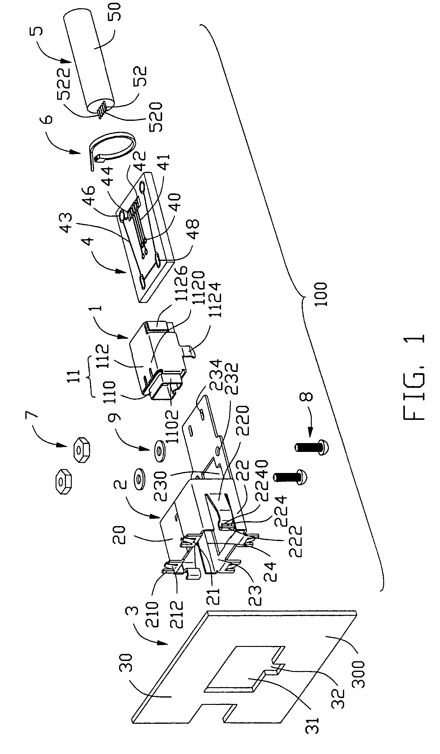 Panel mount cable connector assembly