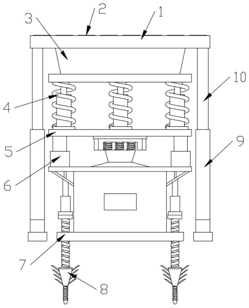 Safe anti-seismic multi-layer buffer building structure