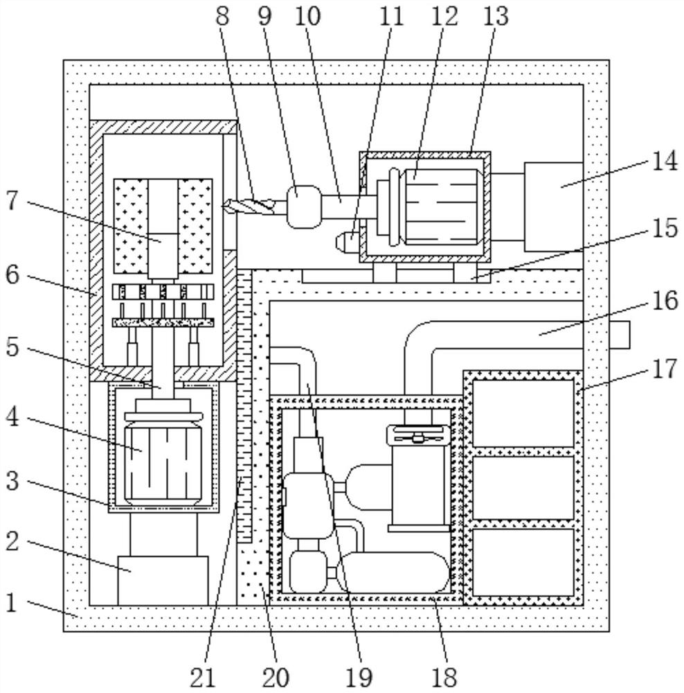 Grinding device for metal products