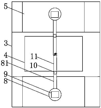 Unmanned supermarket goods scanning device