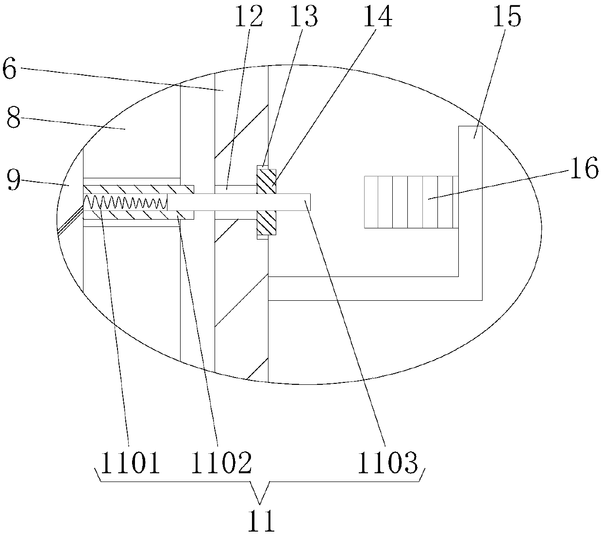 Iron plate grinding device convenient for removing scrap scraps