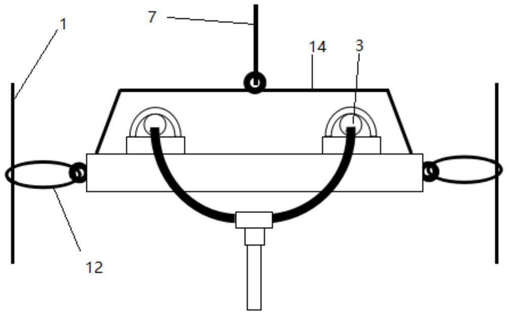 An automatic cleaning and spraying device for the outer wall of a storage tank