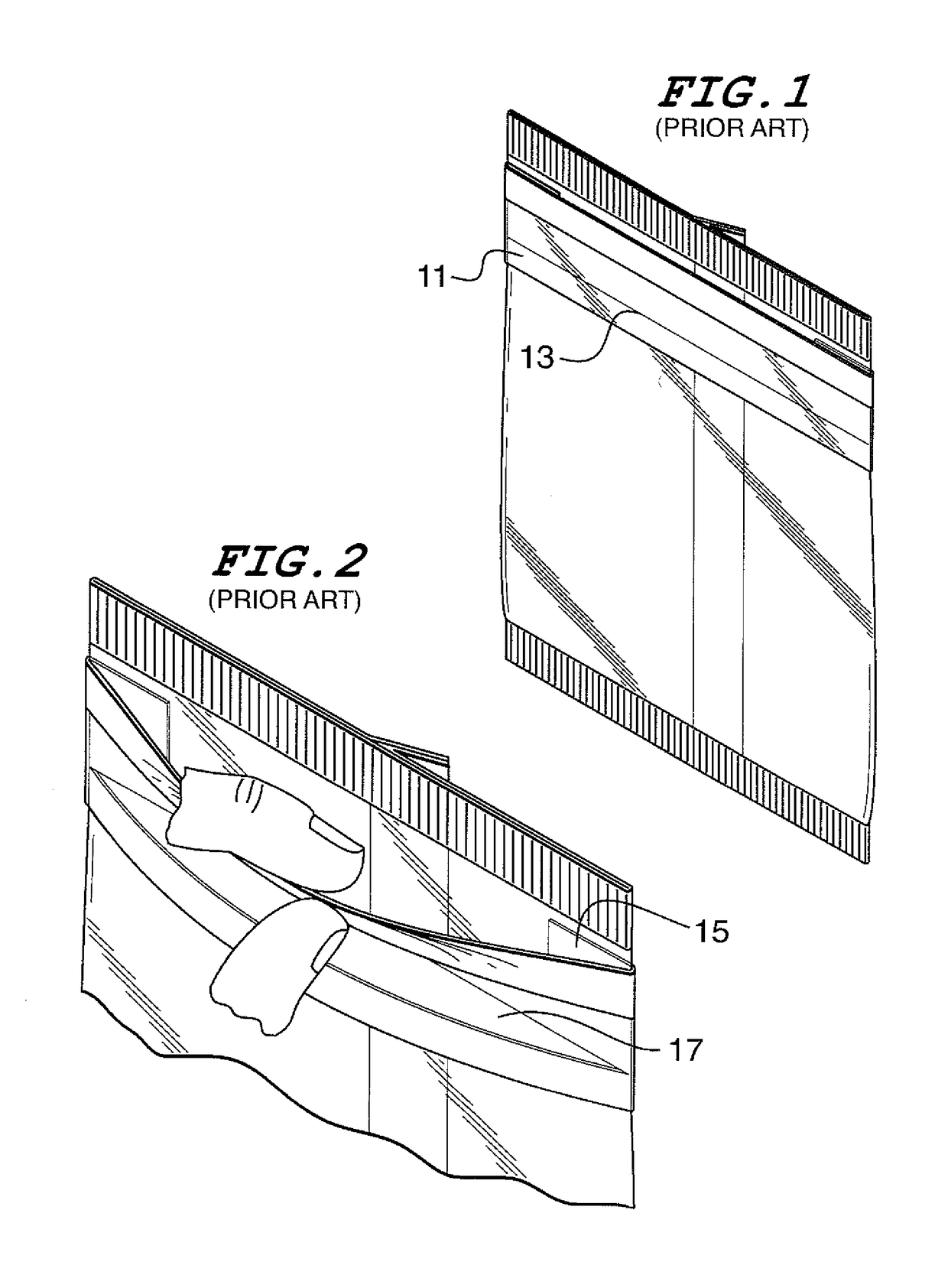 Tamper-Evident, Tear-Open Resealable Package