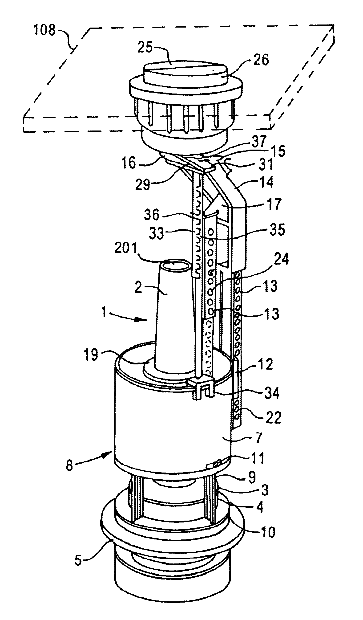 Flushing mechanism for a dual flush cistern