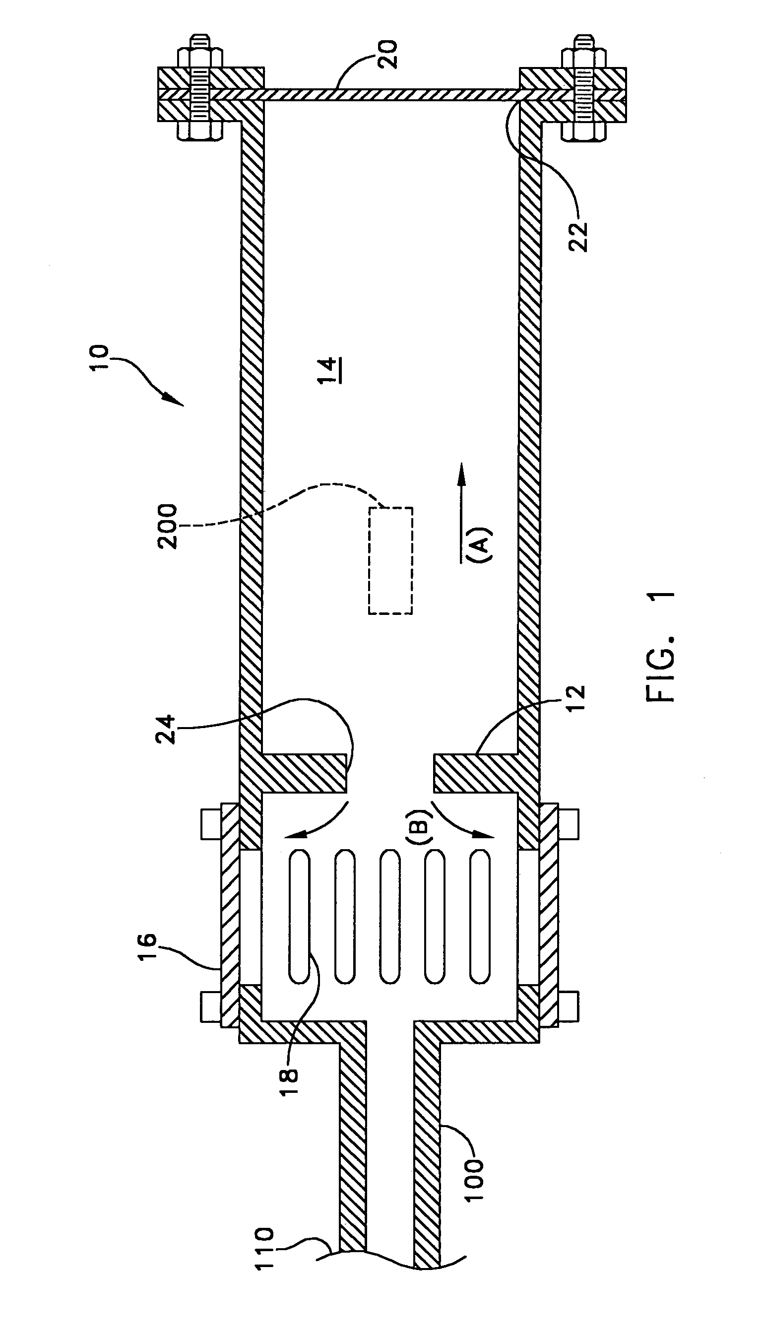 Muzzle break with gas relief membrane for an underwater gun