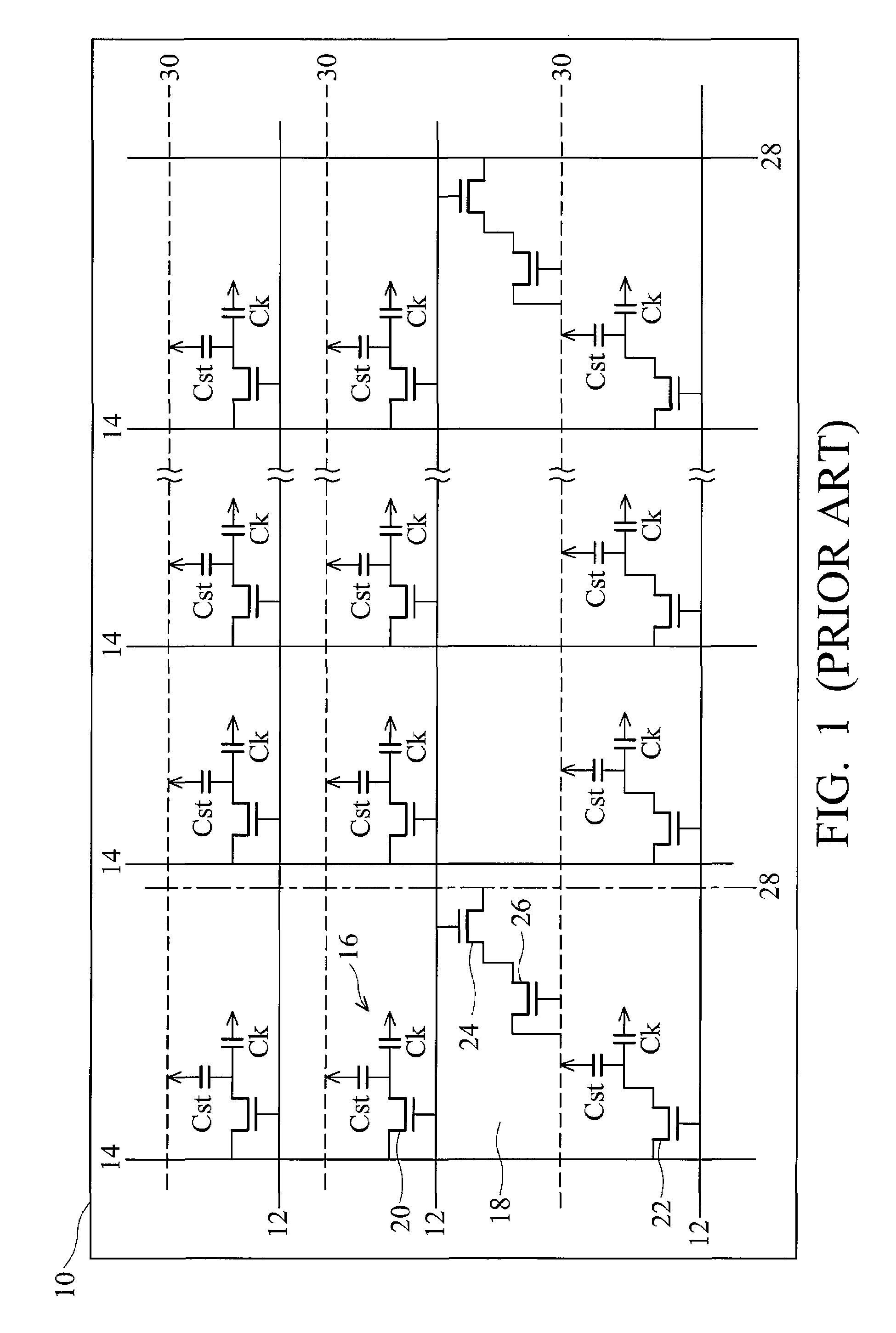 Liquid crystal panel and driver device thereof