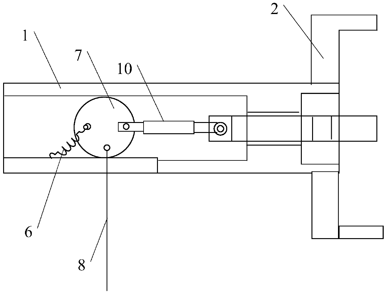 A pull-wire reset device for relay protection