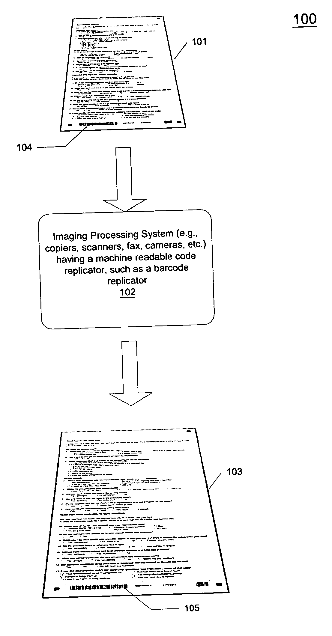 Automatic cleanup of machine readable codes during image processing