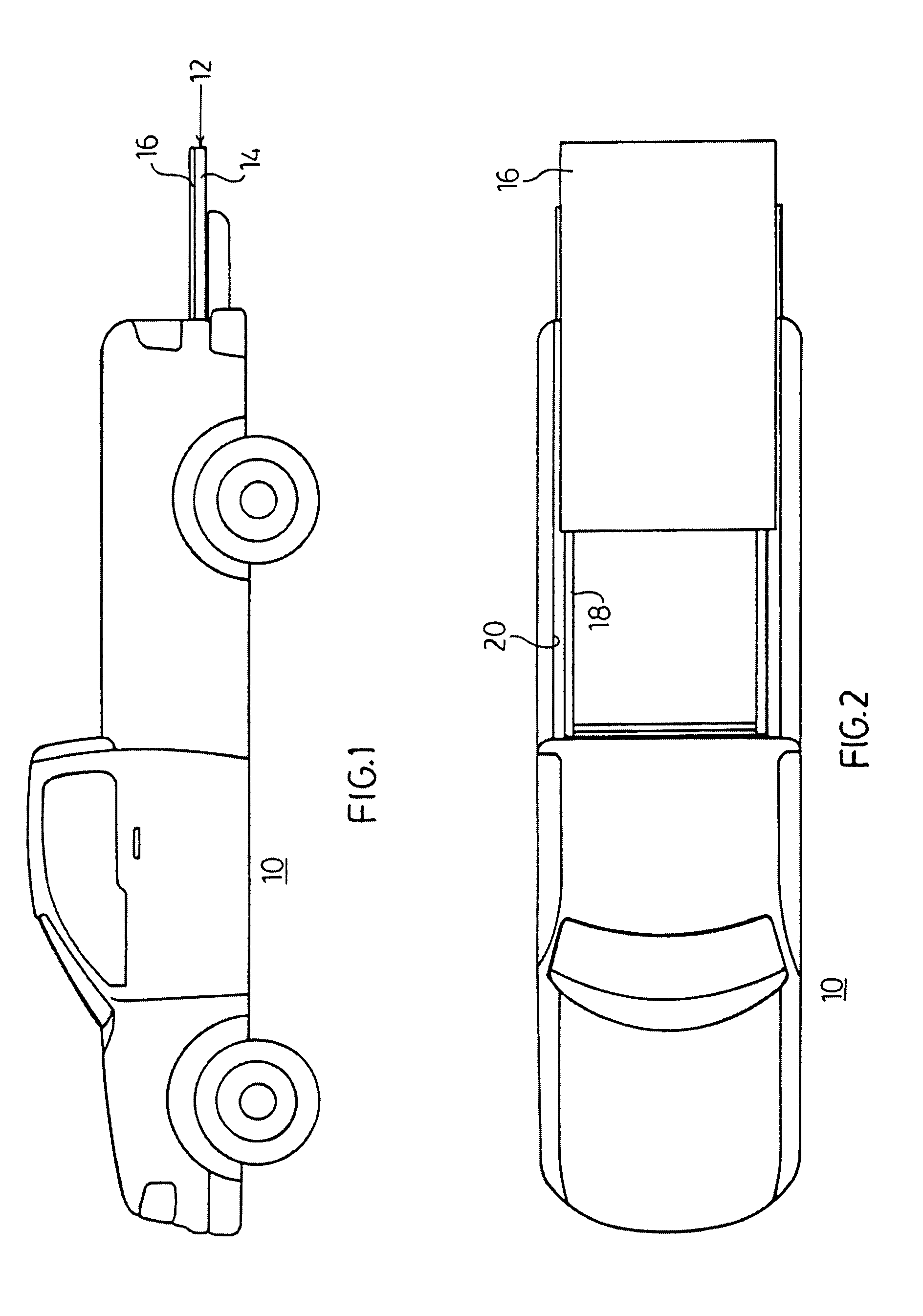 Sliding platform for a pick-up truck