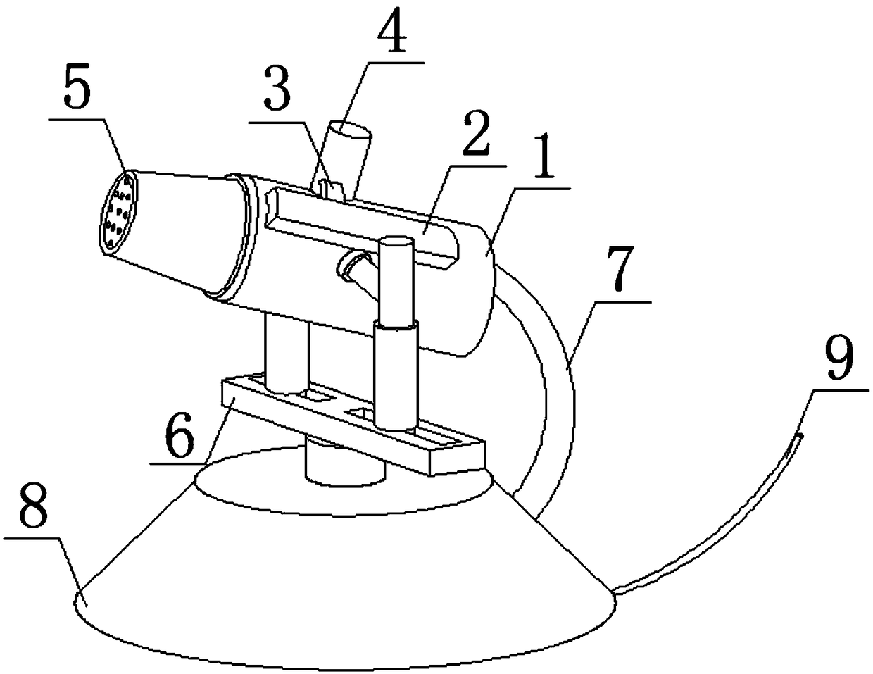 Cleaning and dust removing device for air purification