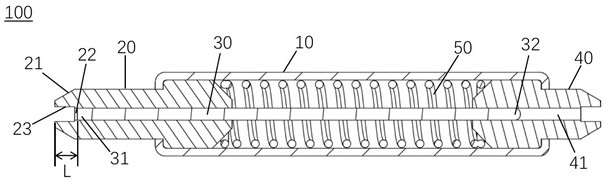 A retractable chip probe and chip testing system