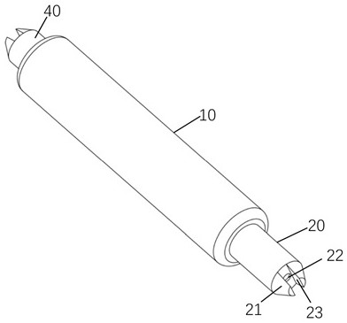 A retractable chip probe and chip testing system