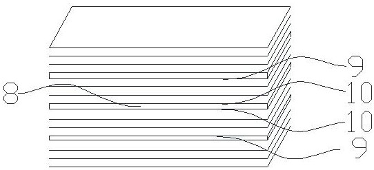 A multi-layer board with v_cut depth detection by electrical test