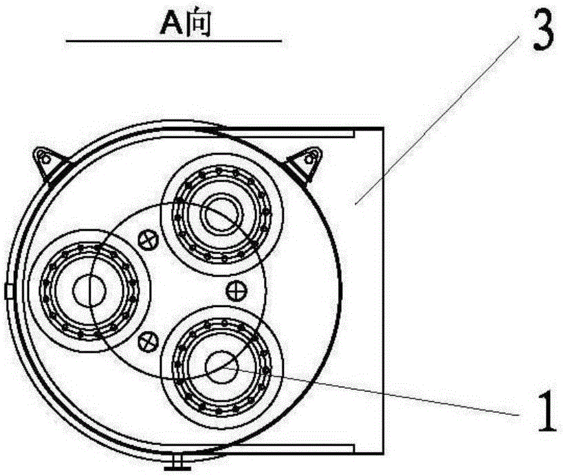 Apparatus for injecting tail gas and inflow hot air in vacuum cabin of ramjet