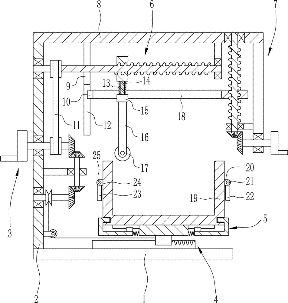 High-efficiency compactor for waste cotton pads for medical gynecology