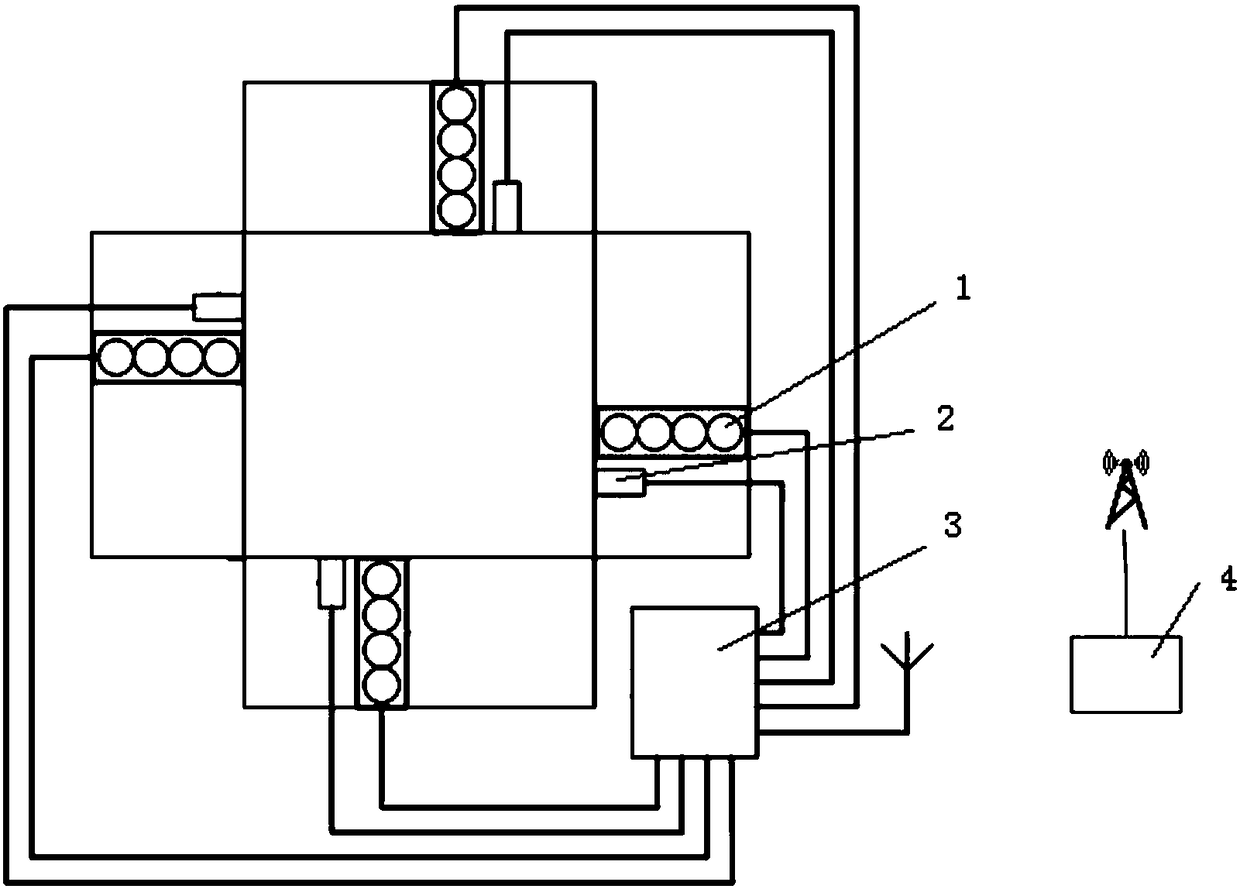 Urban traffic control device, system and method based on mobile phone wireless network