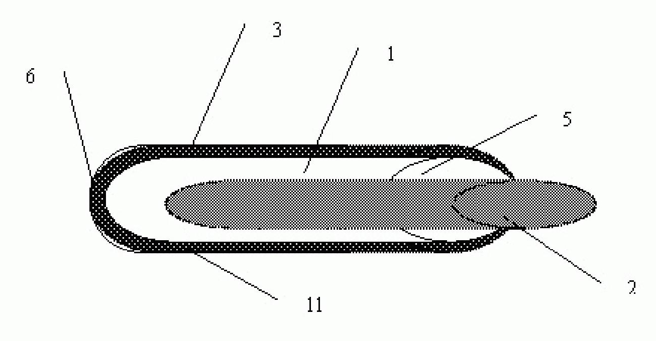 Solar energy photovoltaic device of vacuum glass tube and method