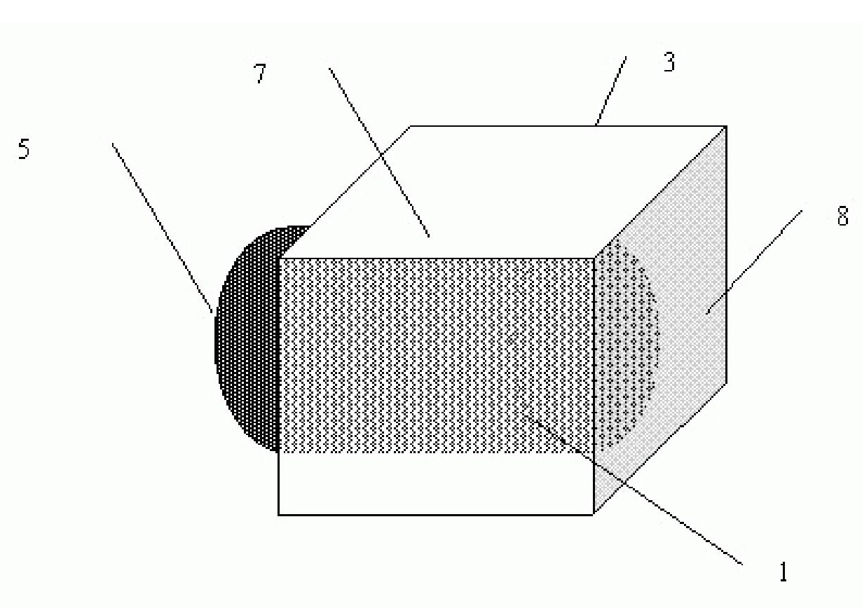 Solar energy photovoltaic device of vacuum glass tube and method