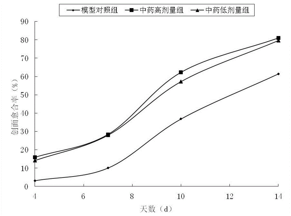 Externally-applied pharmaceutical composition for promoting healing of wound