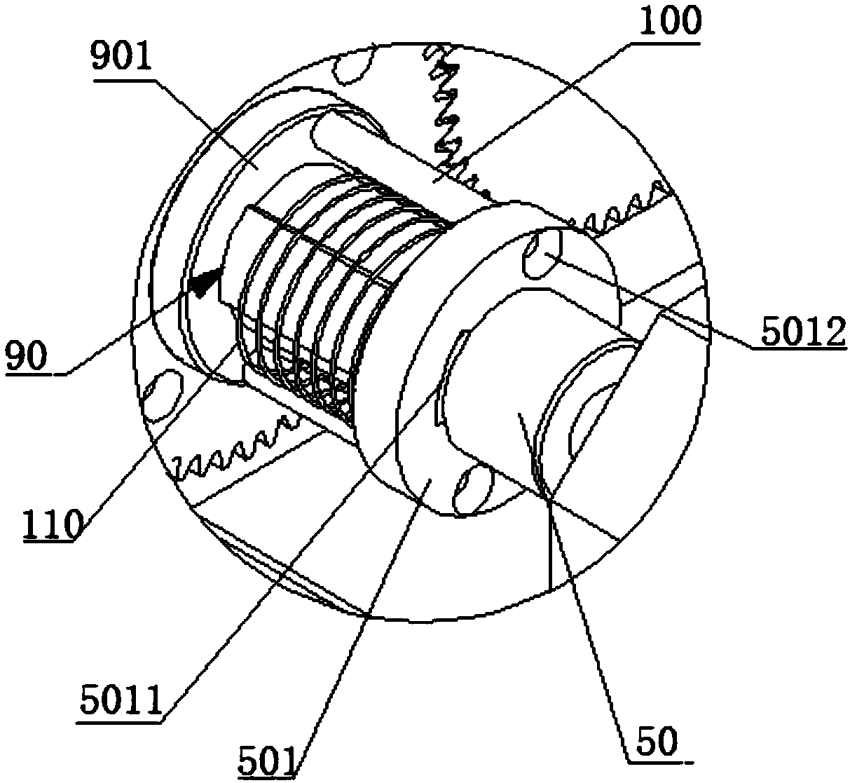 Pin mounting machine for holder