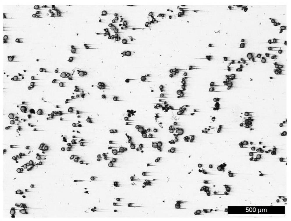 A kind of metal titanium particle reinforced magnesium-based composite material and its vacuum stirring casting method and application