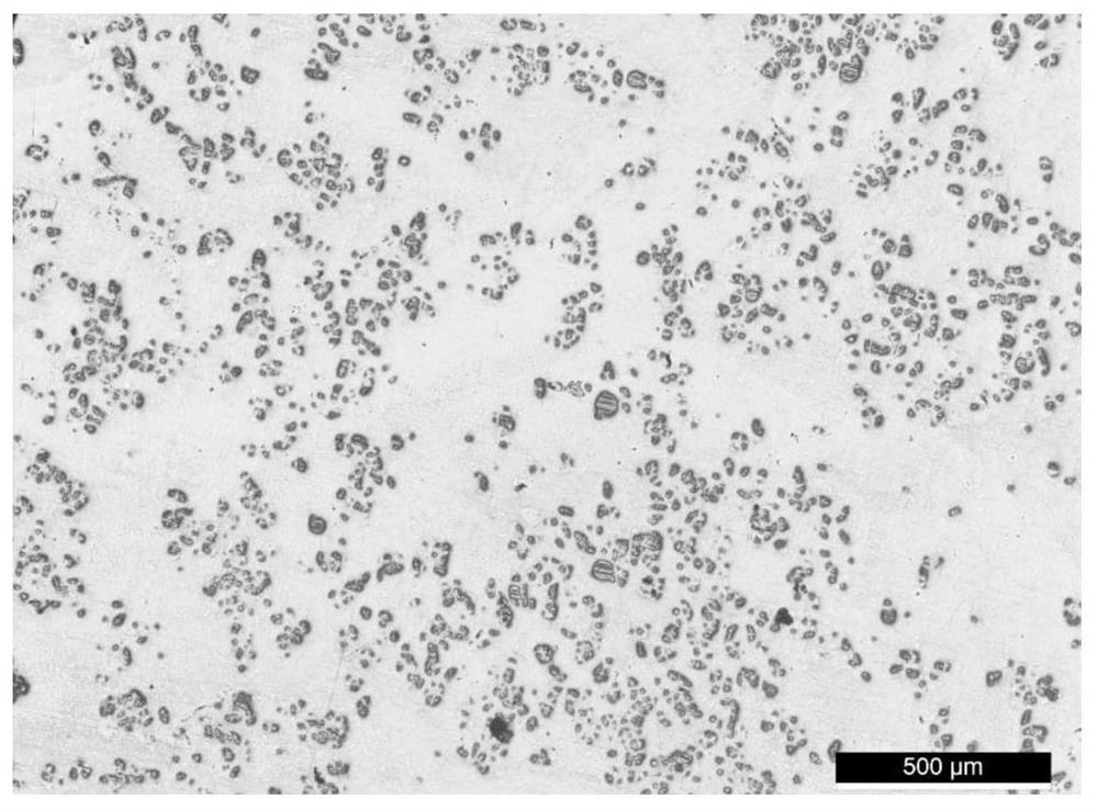 A kind of metal titanium particle reinforced magnesium-based composite material and its vacuum stirring casting method and application