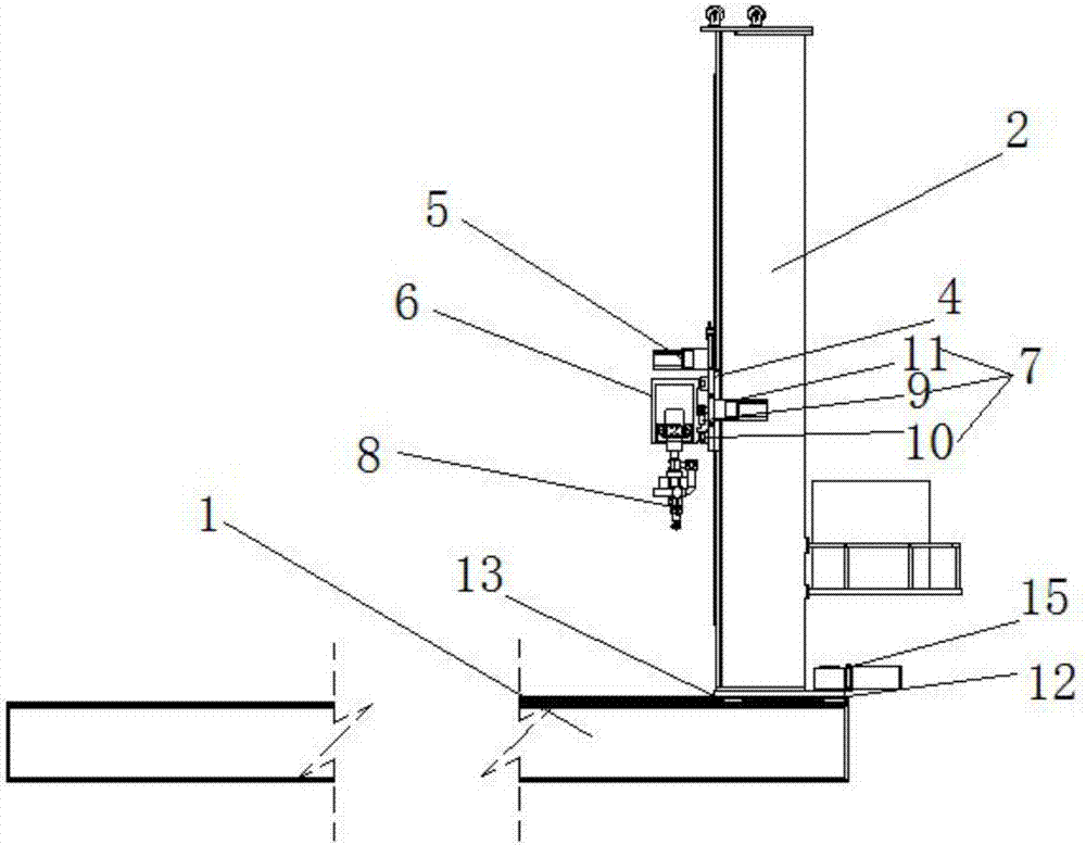 Mechanical guiding type automatic welding equipment