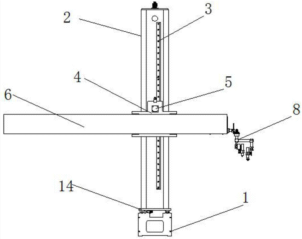 Mechanical guiding type automatic welding equipment