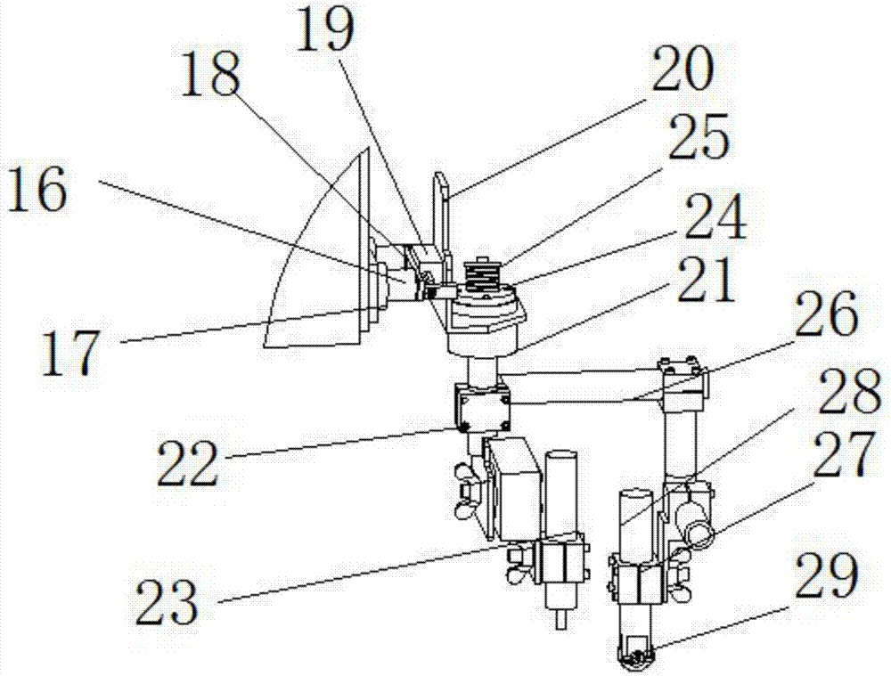 Mechanical guiding type automatic welding equipment