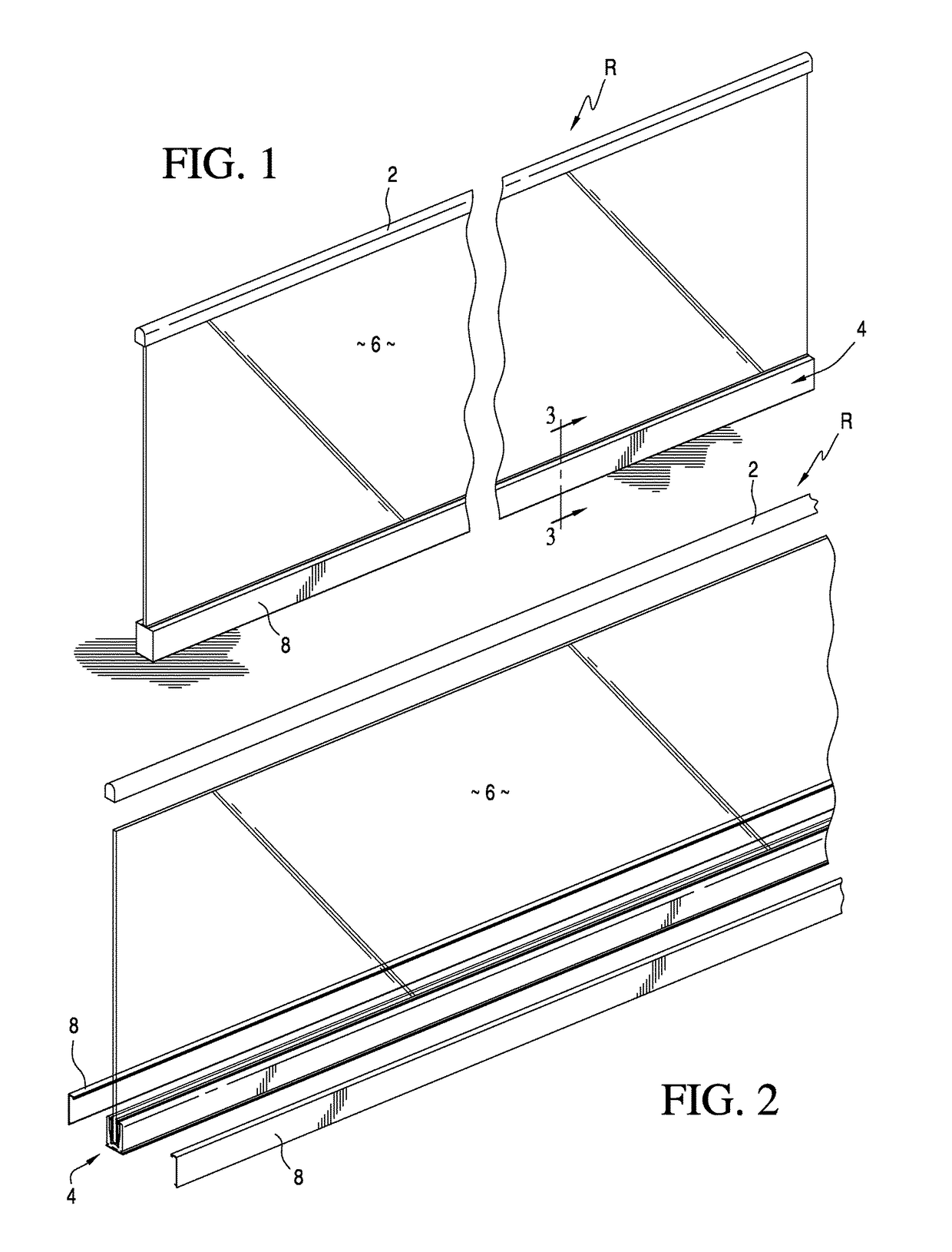 Hinged glass handrail sill