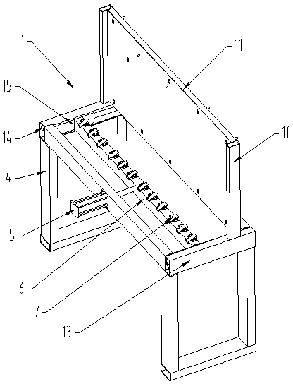 Feeding device used for machining of wood floors