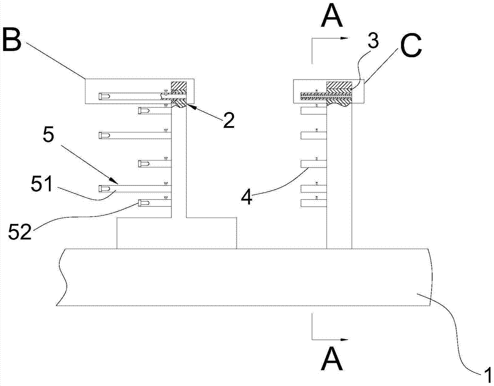 A limit device for rolling cage machine