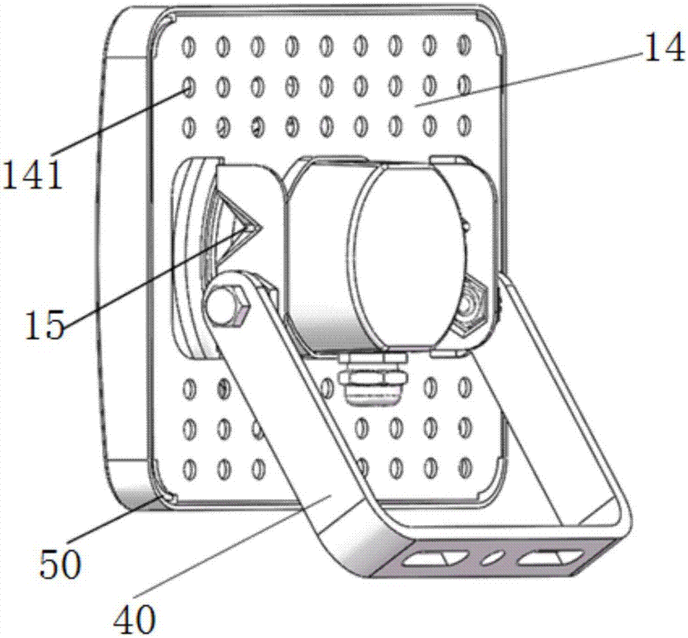 Camera type LED projection lamp