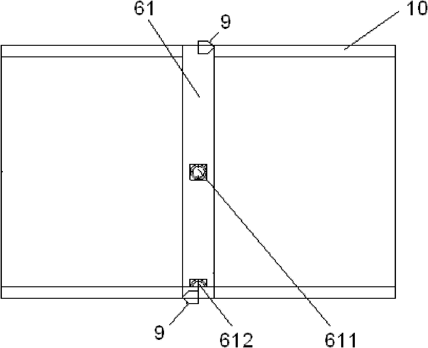 Model test device for simulating jacked pile driving process