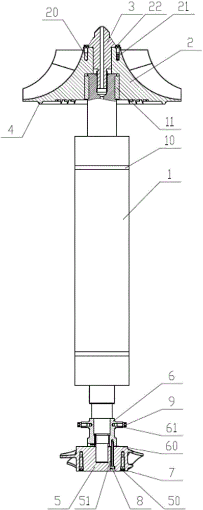 Draught fan capable of achieving rotor counterweight balance and counterweight balance method thereof