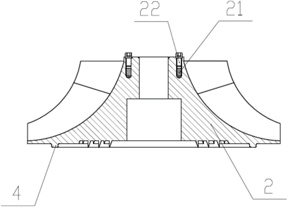 Draught fan capable of achieving rotor counterweight balance and counterweight balance method thereof