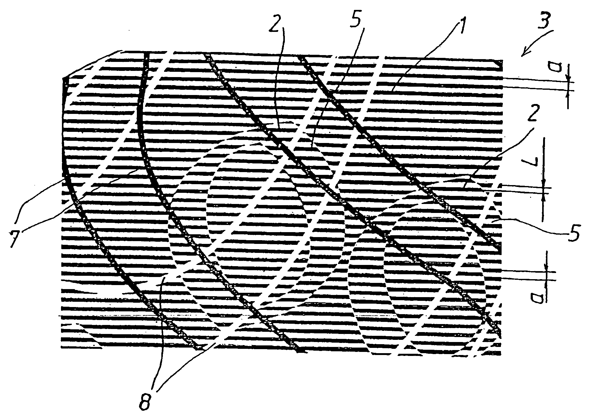 Security document with an optical security area