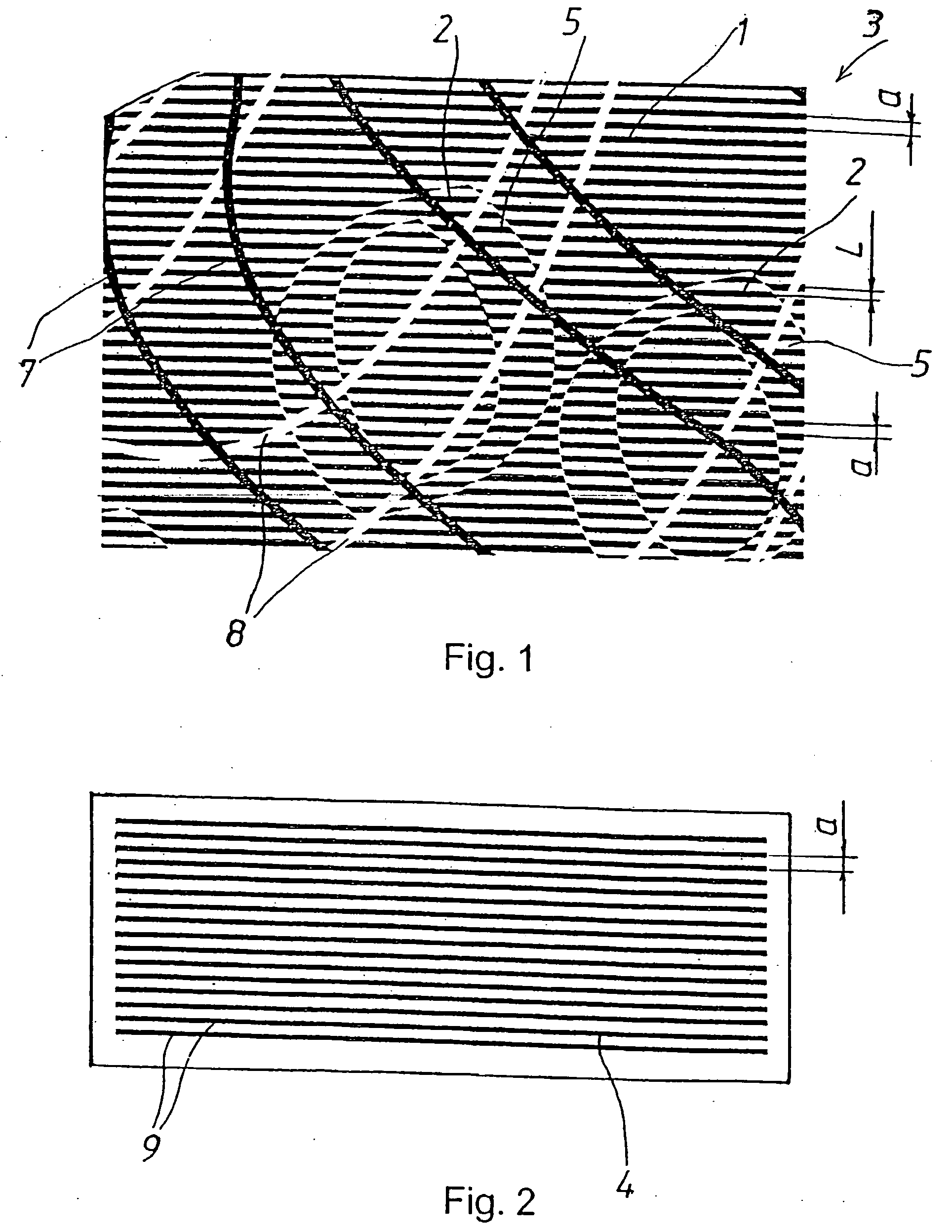 Security document with an optical security area