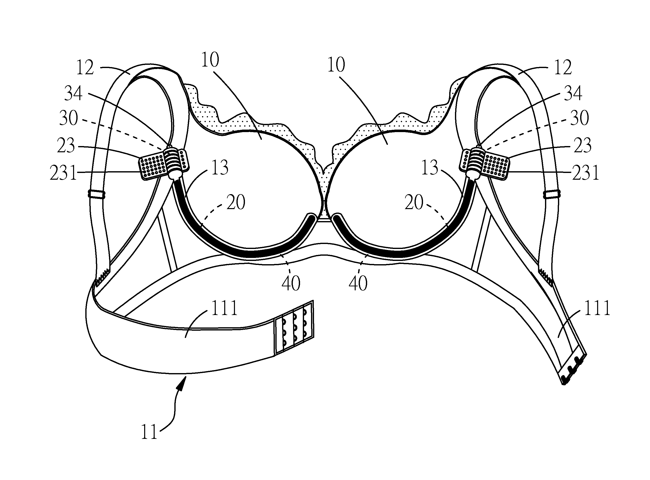 Brassiere structure