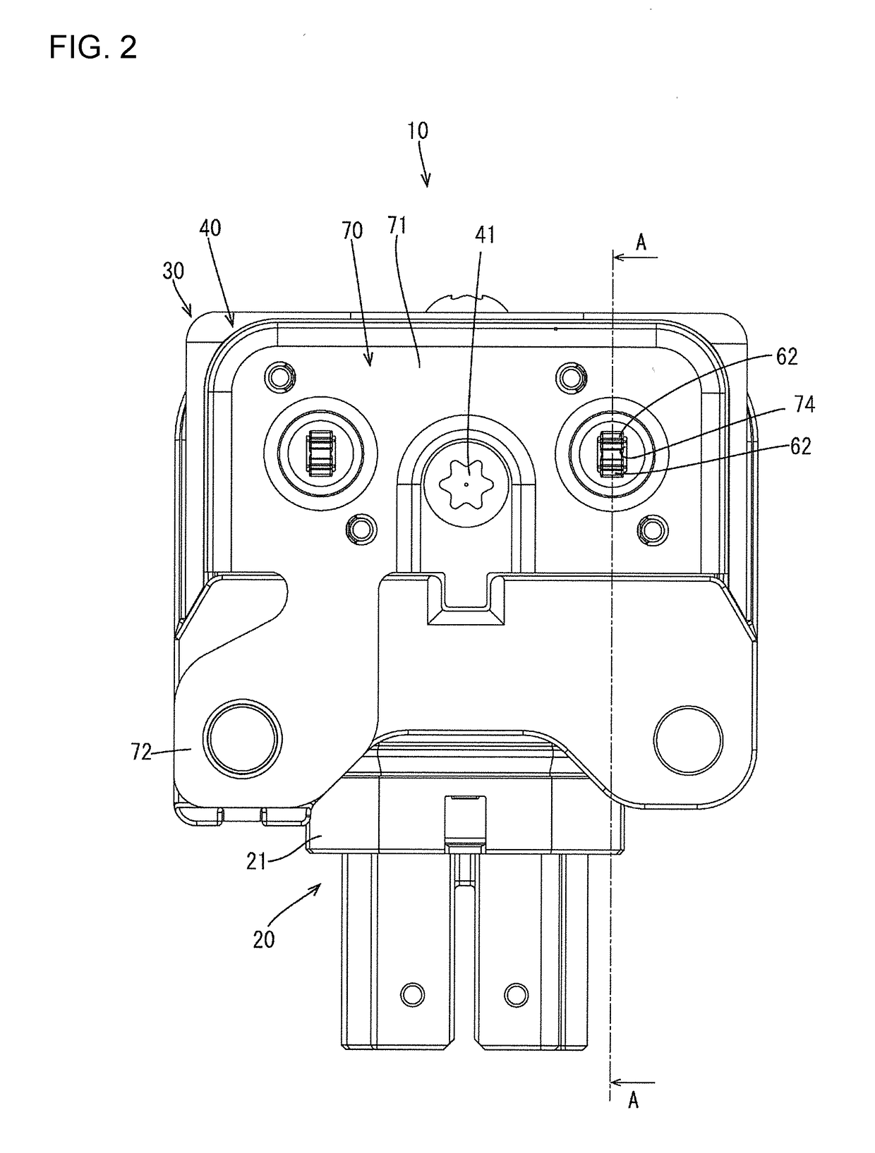 Cover unit with rubber plug and connector