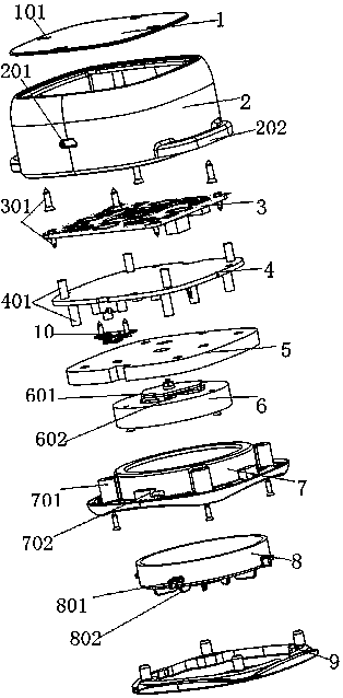 Handheld household moxibustion apparatus