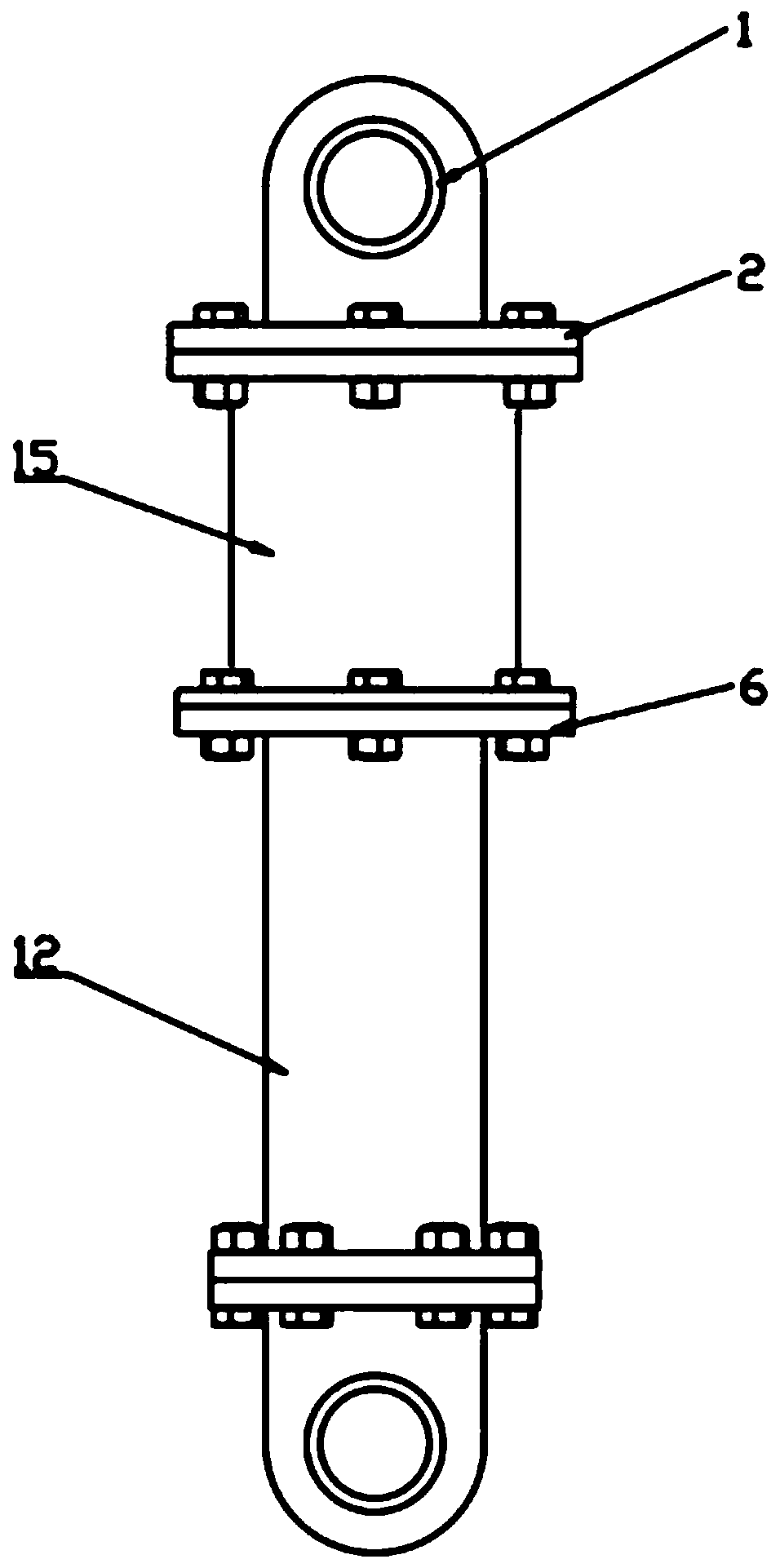 Novel shock resisting device and working method thereof