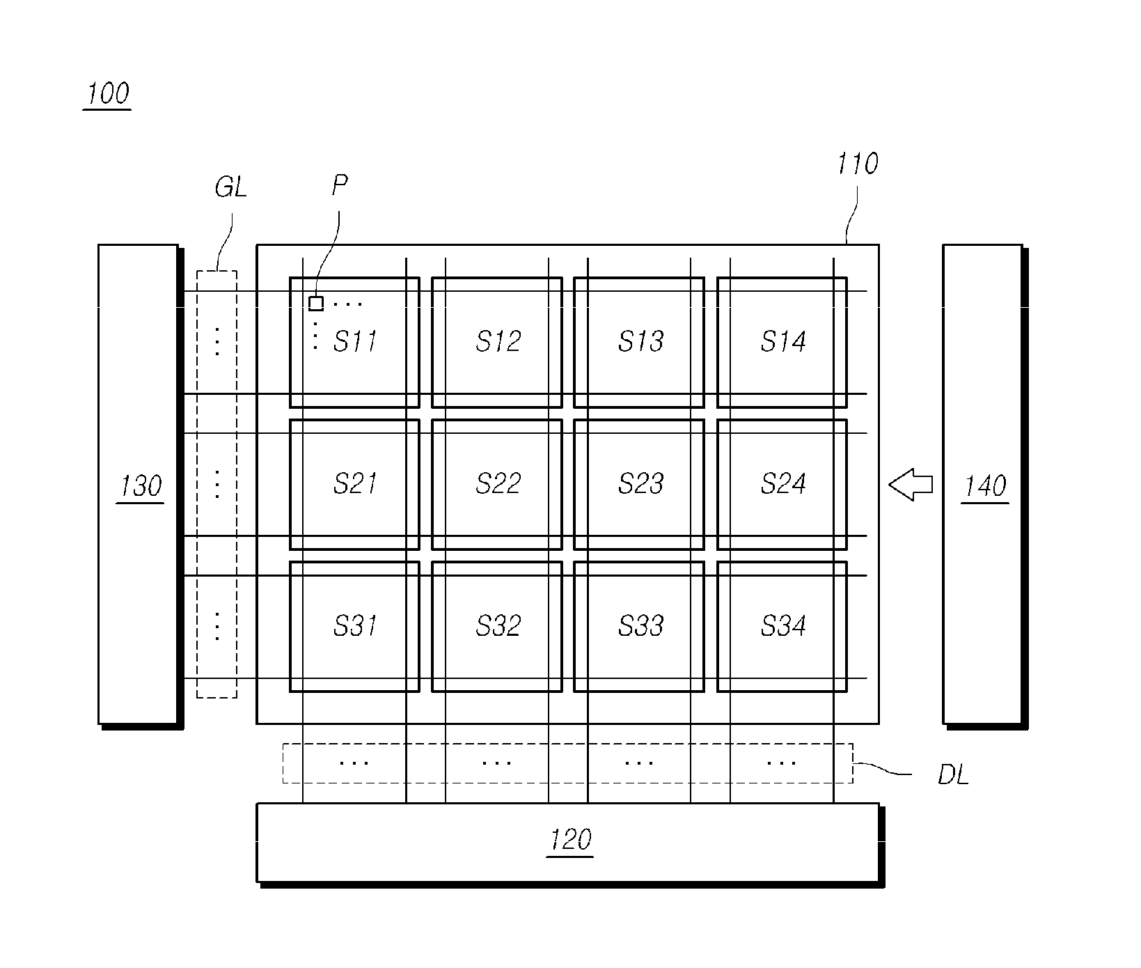 Display device integrated with touch screen panel and method of driving the same