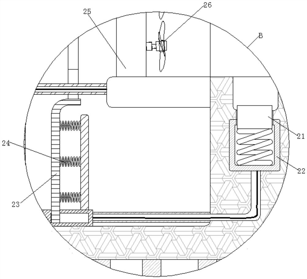 Thermal insulation hollow wallboard capable of automatically adjusting indoor temperature by using thermometer