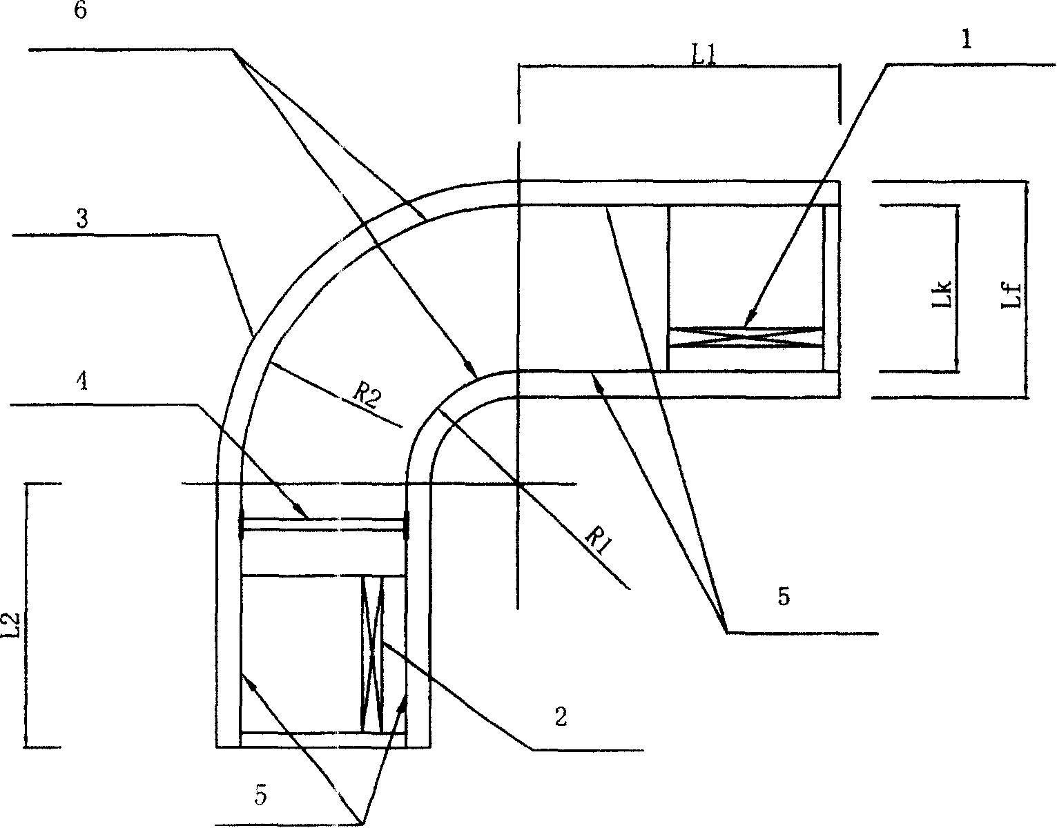 Flexible bend running technology for electric single-beam crane