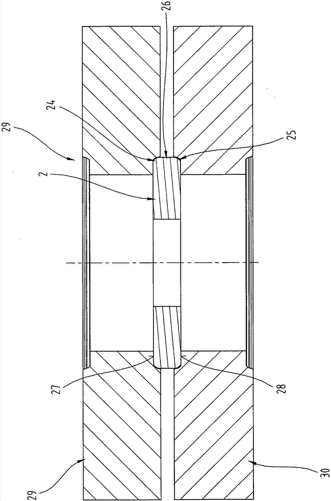 Method for the surface compaction and calibration of a sintered component