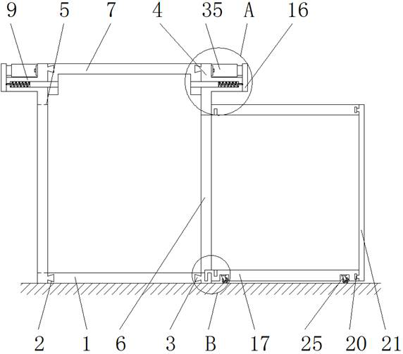 Rapid combined building assembly type detection system applied to epidemic prevention and control